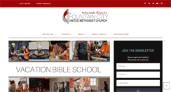 Desktop Screenshot of fountaincityumc.org